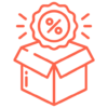 supplements shop special discount icon